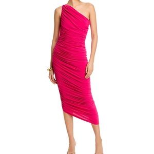 Norma Kamali Pink Diana Gown